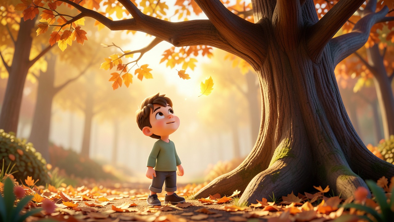Histoire pour enfant 7 ans : La Chanson du Vent et des Feuilles