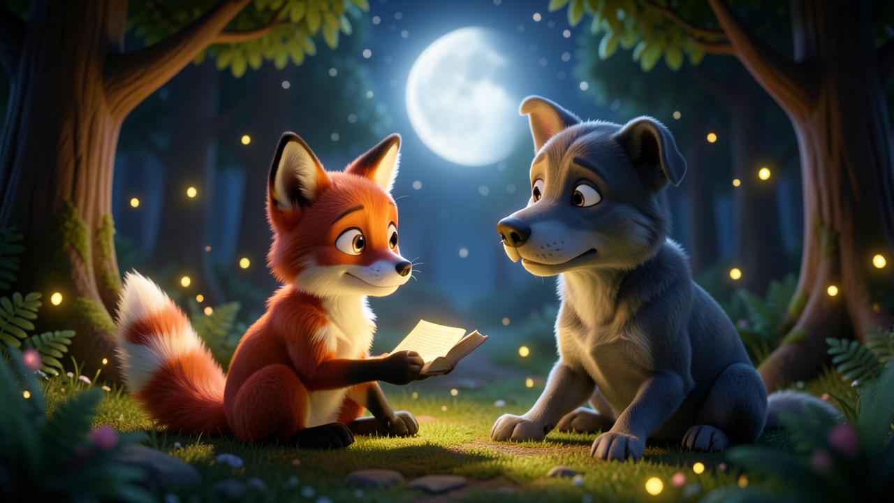 Raconter des histoires sous la lune