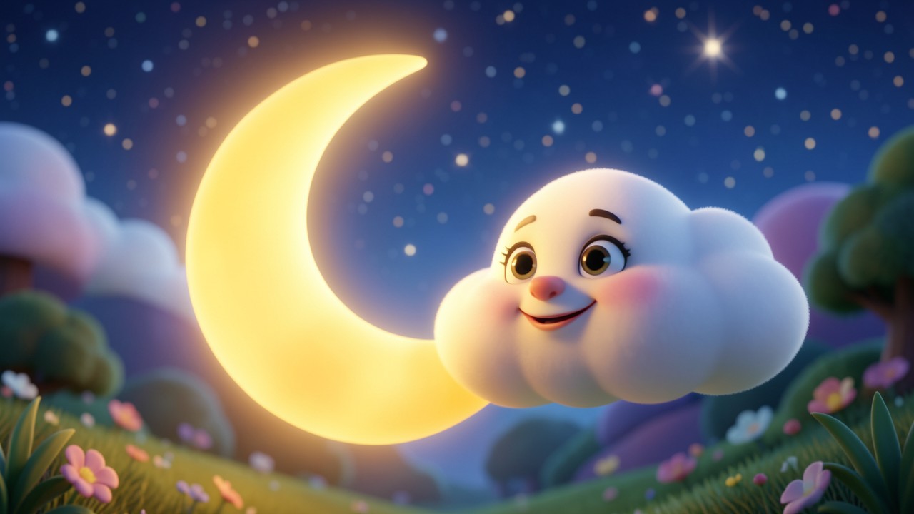 Conte d'Andersen Liste: La Petite Lune et le Chuchoteur de Nuages