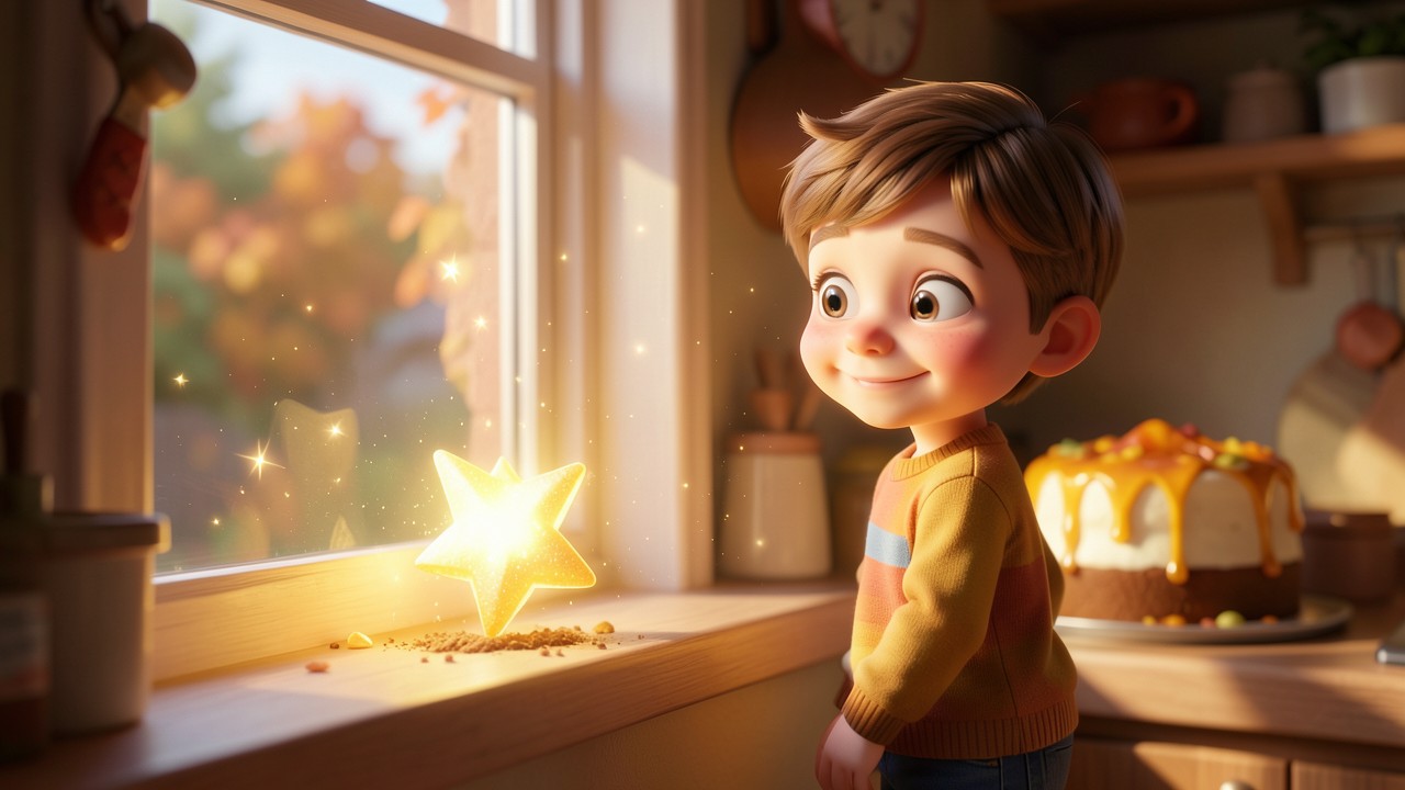 Favole per bambini da leggere gratis: La torta di stelle