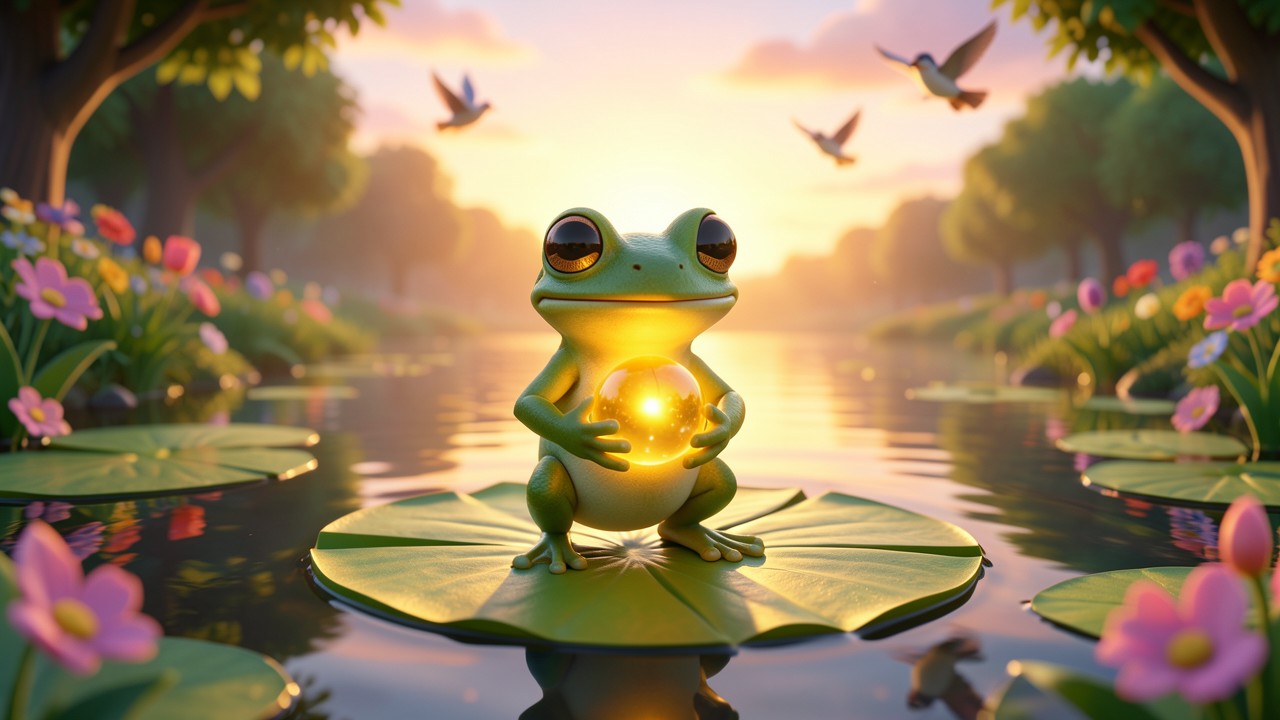Das Märchen vom Frosch und der goldenen Kugel