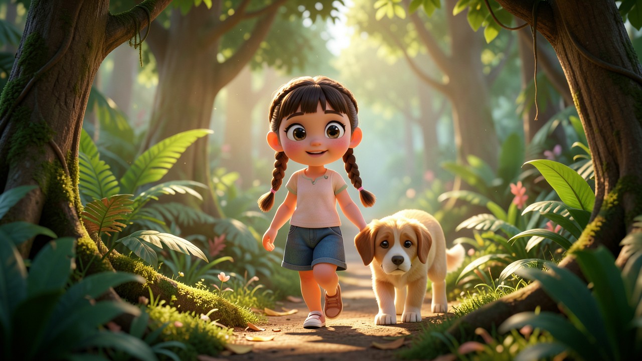 Lenda do Cachorro Cega na Floresta