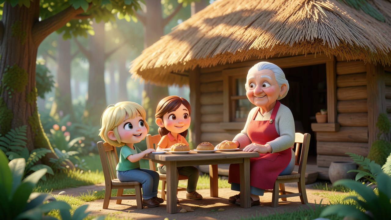 Cuentos infantiles ricitos de oro: La cabaña de la abuela Celia