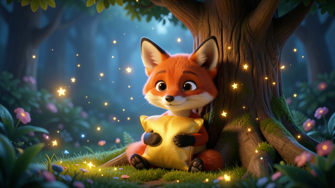 Deutsche Gute Nacht Geschichten: Der kleine Fuchs und das goldene Kissen