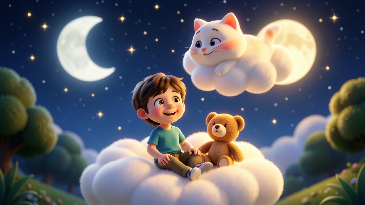 Gute Nacht Geschichten zum Lesen: Das Lachen der Wolken