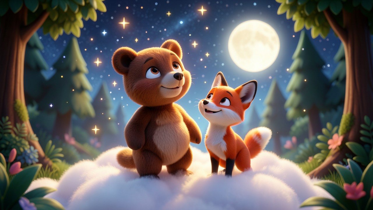 Petites histoires du soir : L’ours qui aimait les étoiles