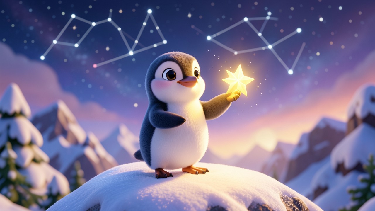 Uma História Pequena Sobre o Pinguim e a Estrela Perdida