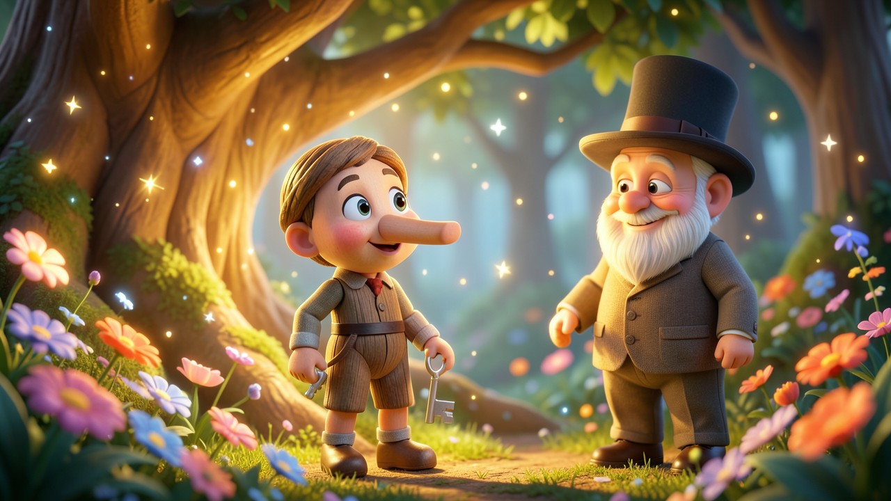 Favola di Pinocchio: Il segreto del bosco di legno