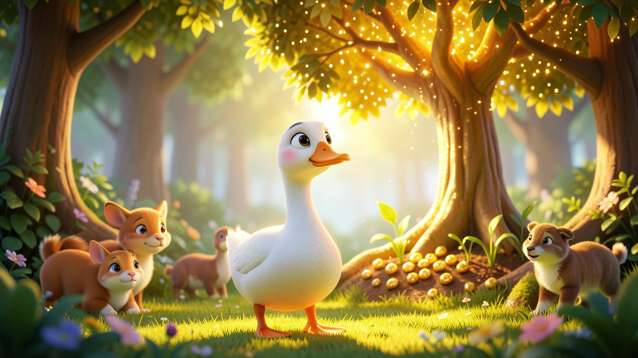Stories with a Moral: The Greedy Goose and the Golden Beans
