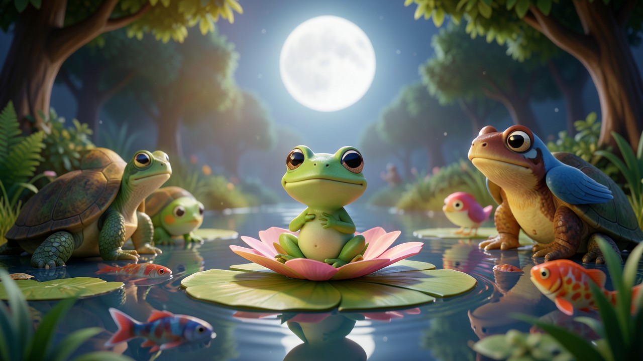 Cuentos de ranas cortos: La rana que sabía cantar