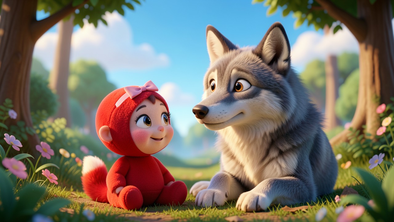 Conte loup et la poupée perdue