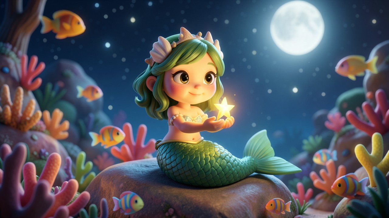 Histoire pour dormir gratuit : La Petite Sirène et les étoiles qui chantent