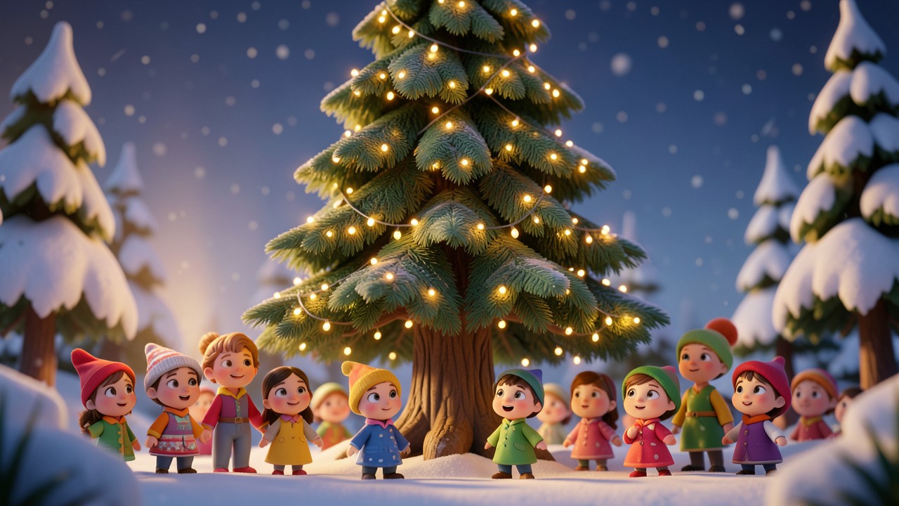 Un cuento de navidad obra de teatro: La canción del árbol