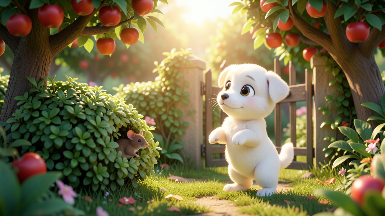Histoire enfant 3 ans : Le Petit Chien qui Aimait les Pommes
