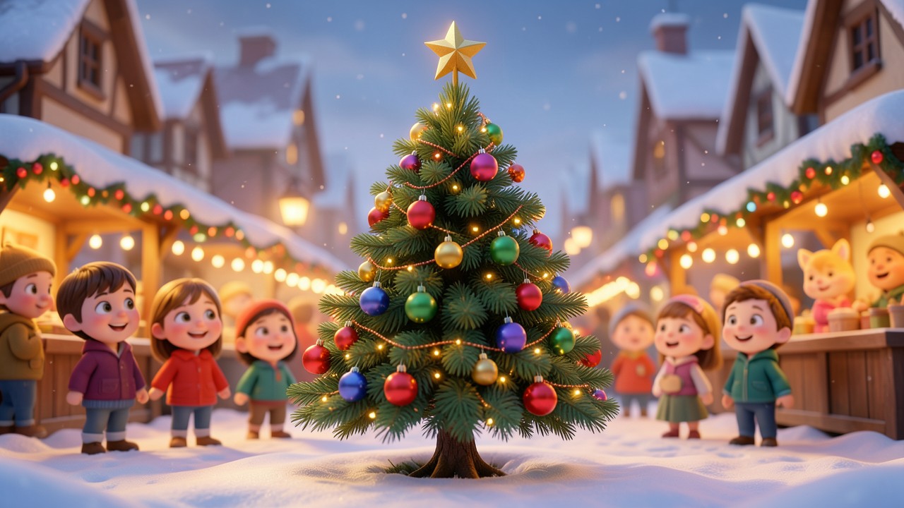 Kurzgeschichte Weihnachtsbaum: Der zauberhafte Tannenbaum