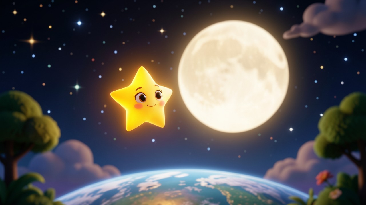 Die schönsten Gutenachtgeschichten: Der kleine Stern und das stillende Mondlicht