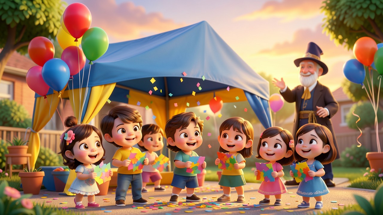 Une histoire enfants pleine de rires et de confettis