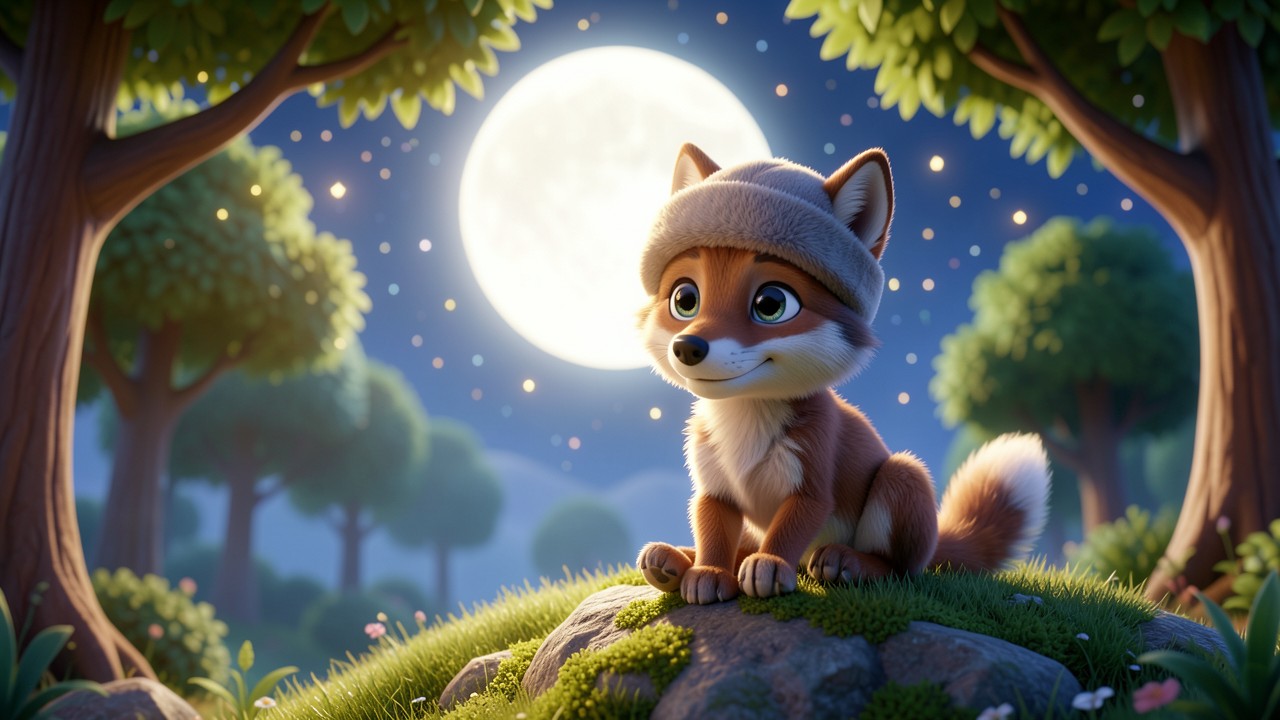 Raconter une histoire pour dormir : La Lune et le Petit Loup
