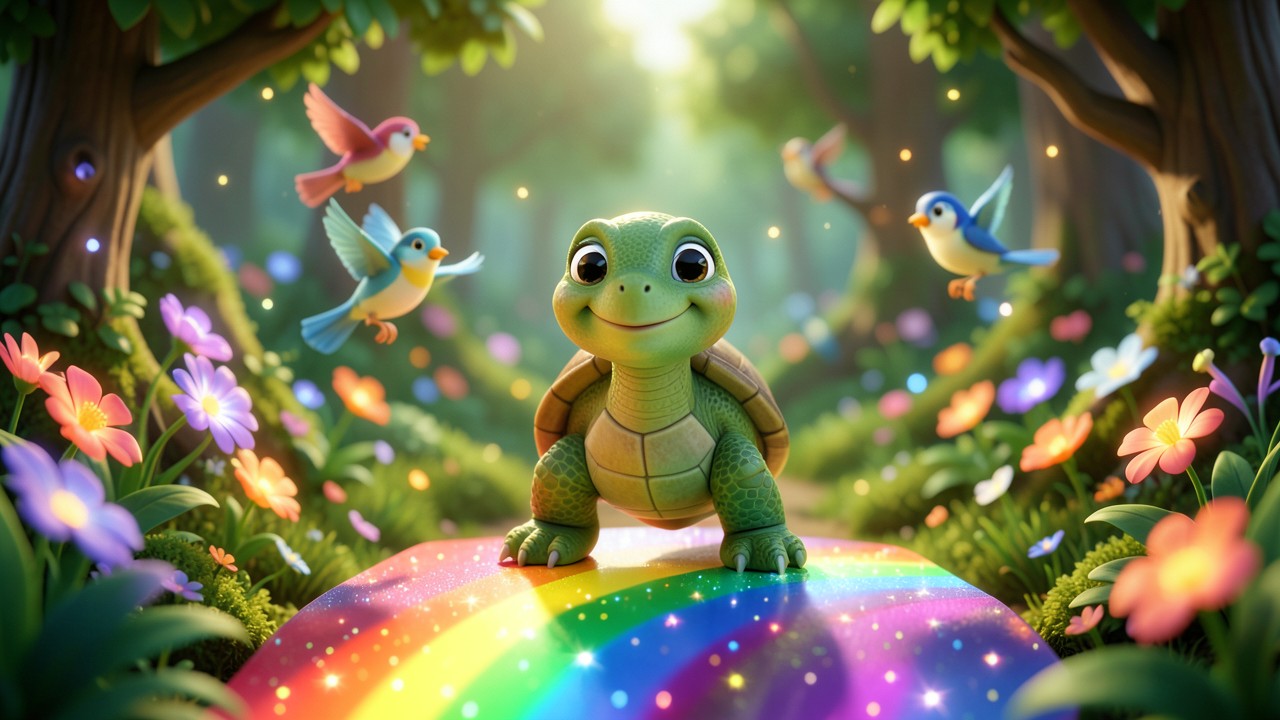 Moral Stories for Childrens: The Little Turtle and the Rainbow Bridge
