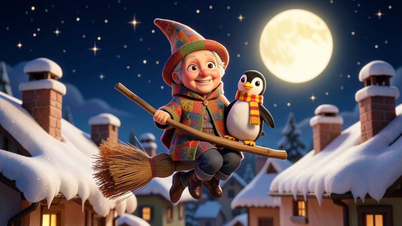 Racconti brevi e divertenti: La Befana e il Pinguino Perdente