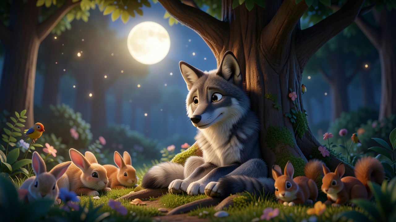 Histórias para contar para dormir: O Lobo que Aprendeu a Dormir