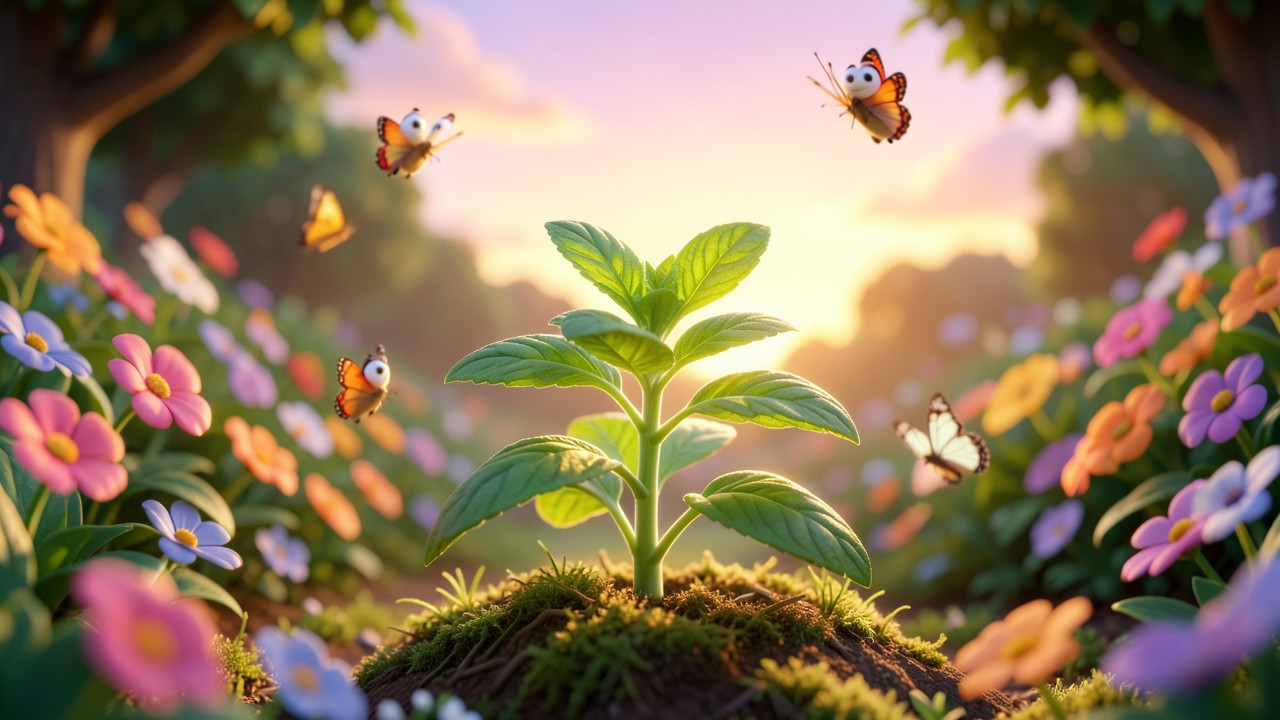 Favole famose per bambini: La pianta che cantava