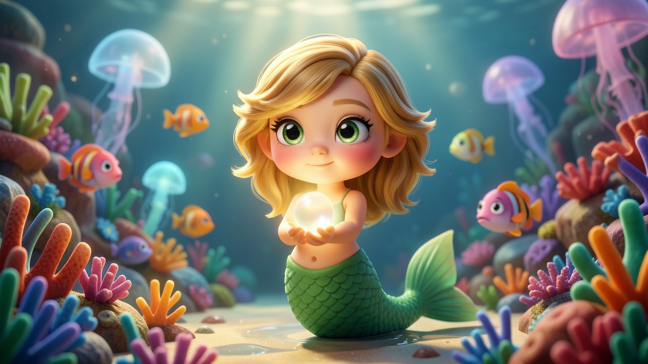 Histoire la Petite Sirène et la Perle Mystérieuse