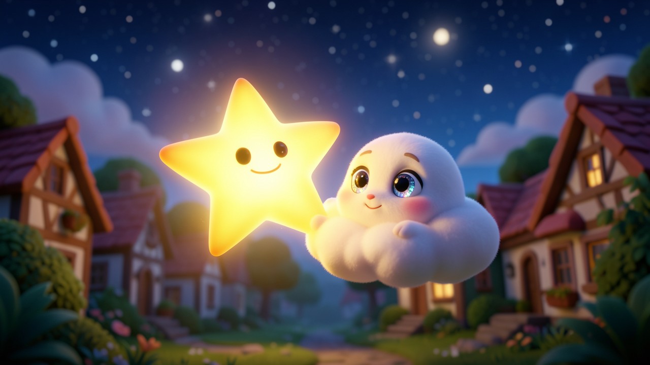 Les histoires du soir : La Petite Étoile et le Chuchoteur des Nuages