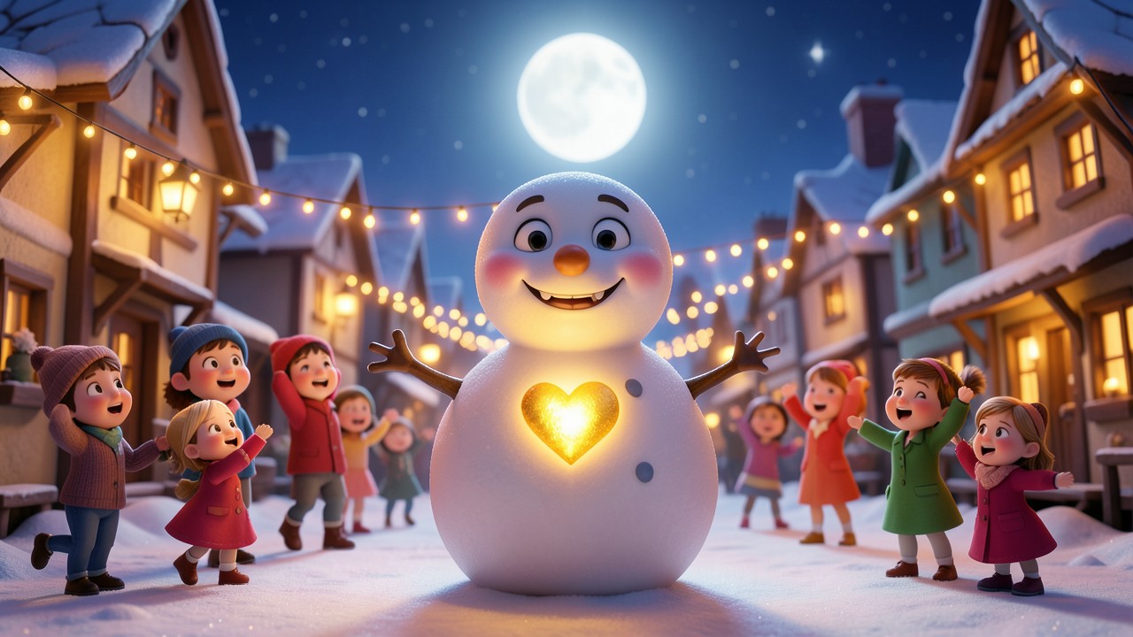 Klassische Weihnachtsgeschichten: Der Schneemann mit dem goldenen Herzen