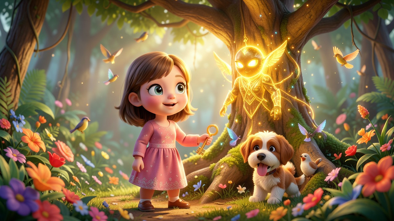 Contos de Fadas Brasileiro: A Menina e o Guardião da Floresta
