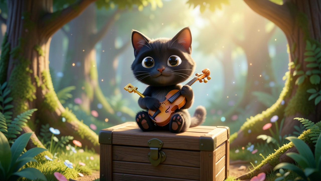 Histoire courte à lire pour bebe : Le Chat qui Chanterait