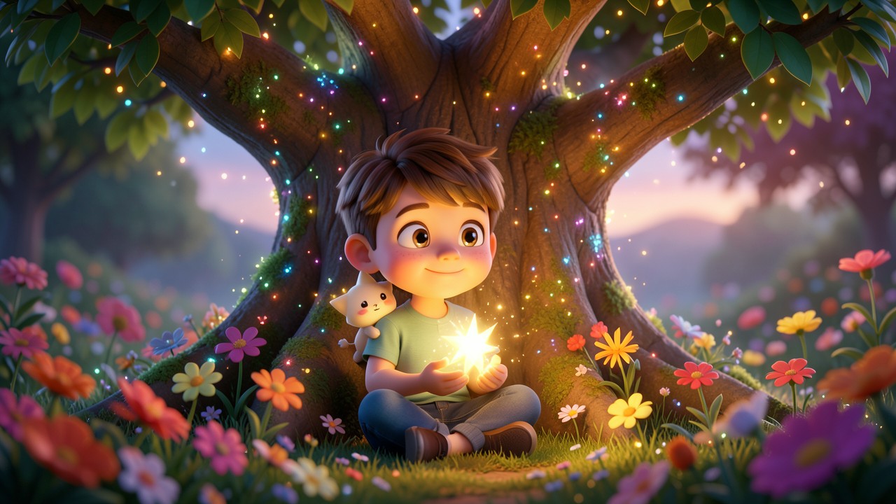 Racconti illustrati per bambini: La Stella Cadente di Luca