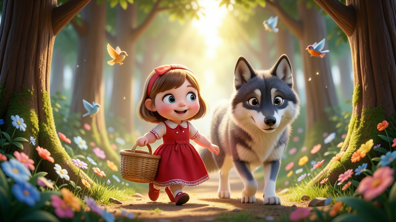 Little Red Riding Hood and the Big Bad Wolf Story