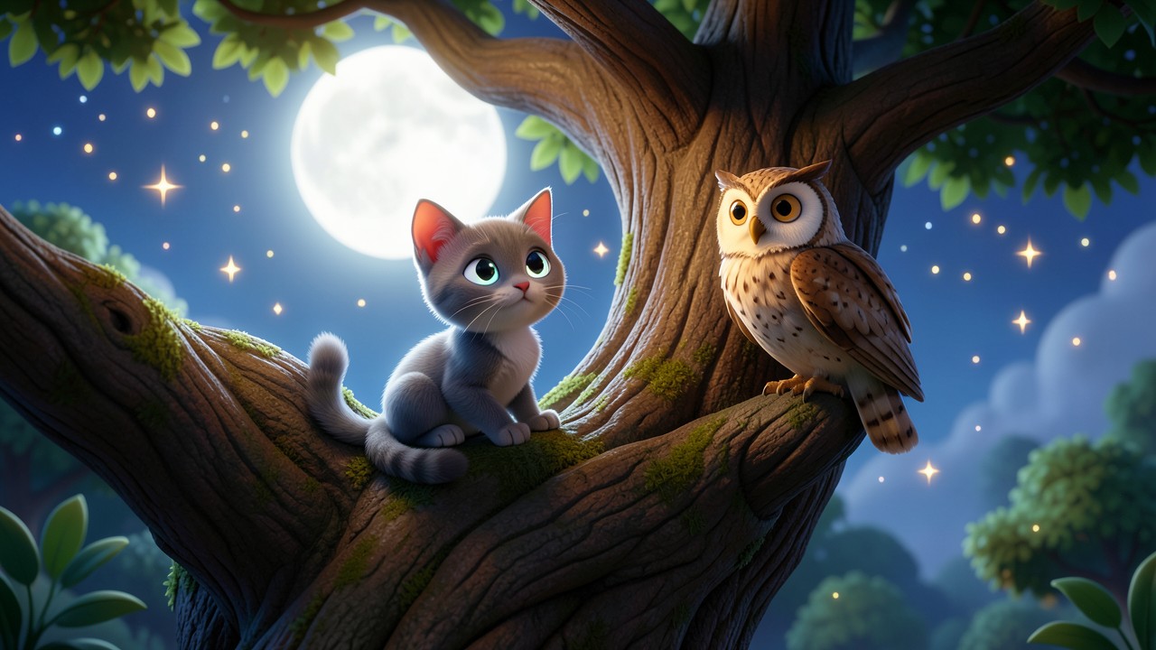 Cat Stories: The Moonlight Whiskers