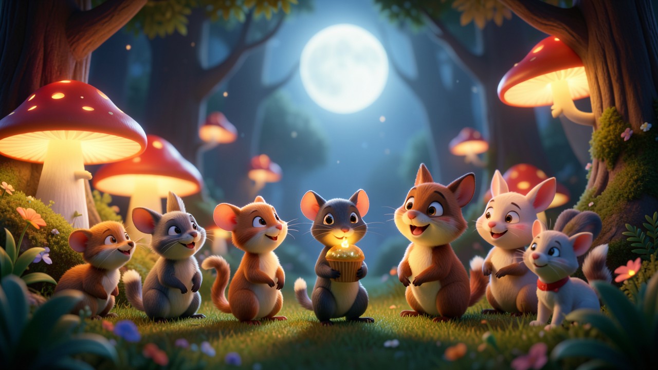 Short Fairy Tales for Preschoolers: The Moonlight Muffin
