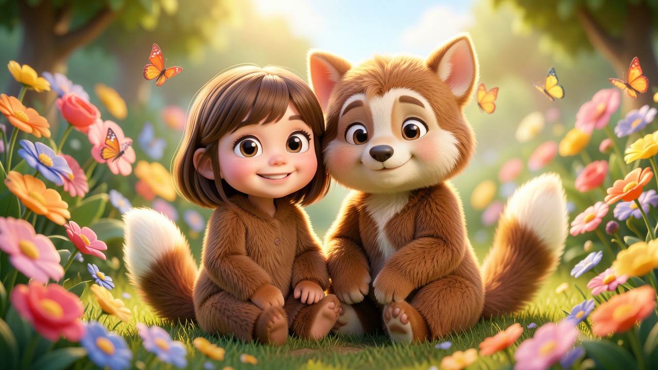 Conto Infantil para Copiar: A Menina e o Bicho-Papão do Jardim