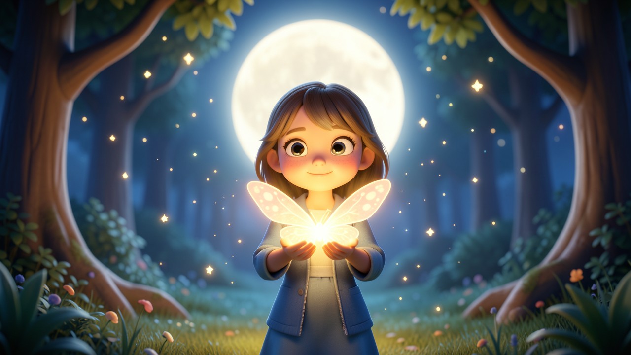 Gute Nacht Kindergeschichten: Der Mond und das verlorene Lied