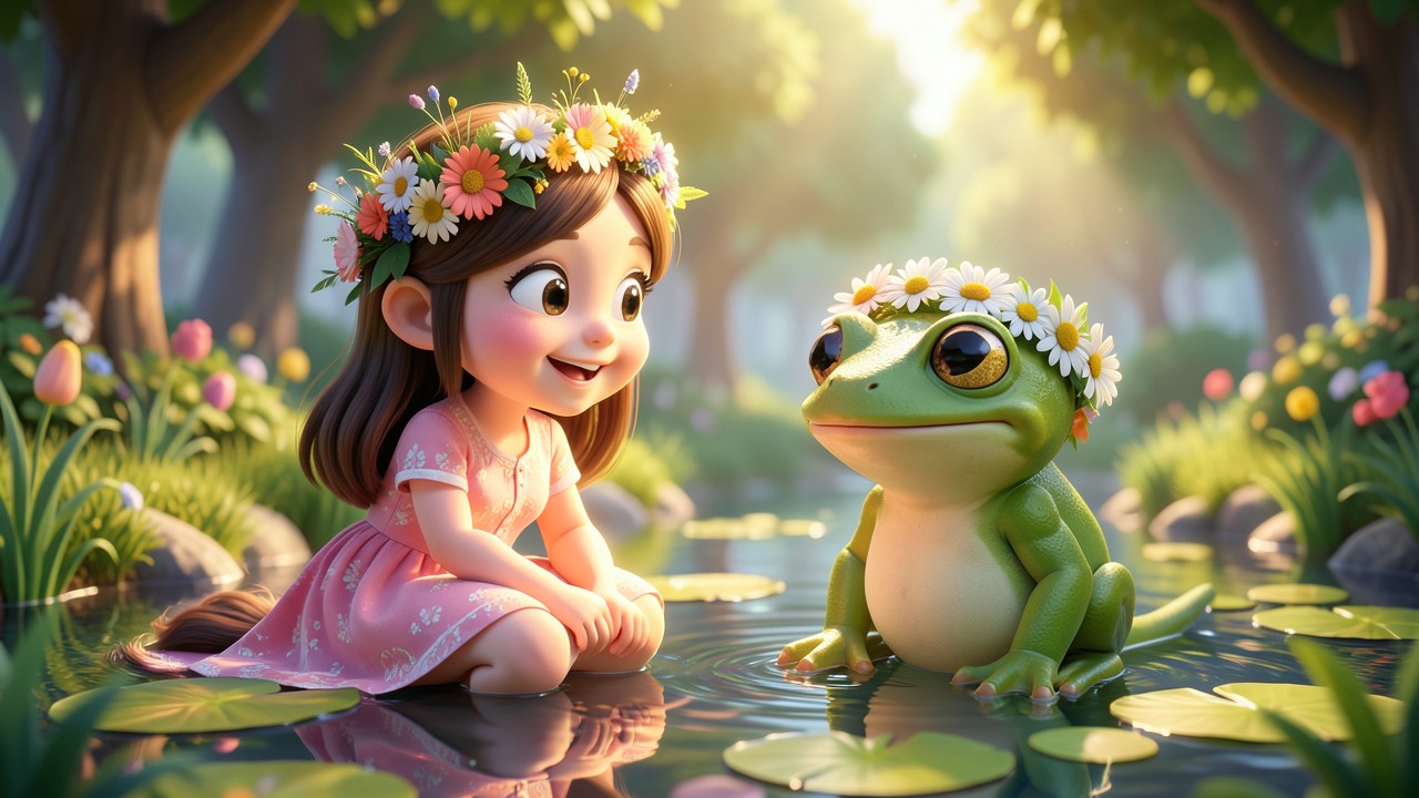 The Frog Prince Story: A Tale of Kindness and Crown