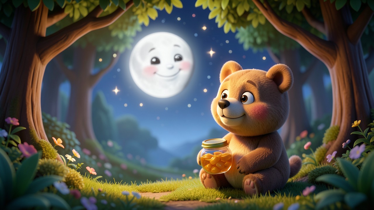 Favole per bambini di 5 anni: La Luna che Sorrise al Cielo
