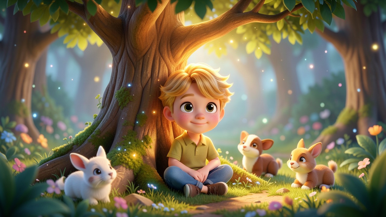 Racconto sulla pace per bambini: La Foresta di Luce