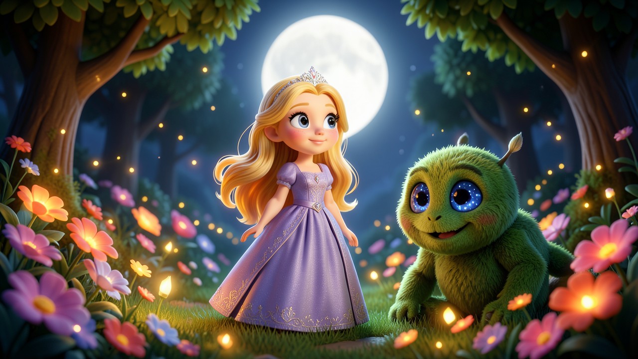 A Story of Princess and the Moonlit Garden