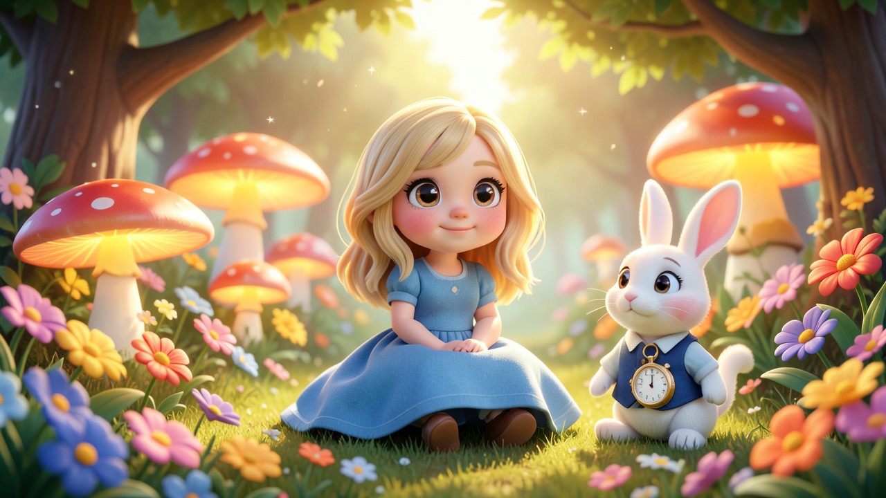 Historinha Alice no País das Maravilhas: A Menina que Aprendeu a Sonhar