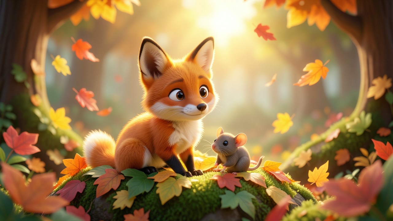 Moral Fabeln: Der kleine Fuchs und die verlorene Perle