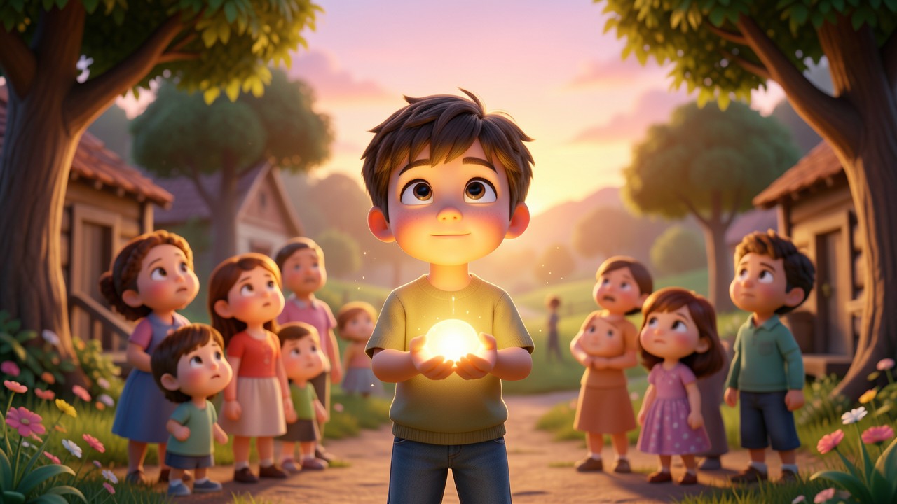 Cuentos de Jesús para niños: El regalo de la luz