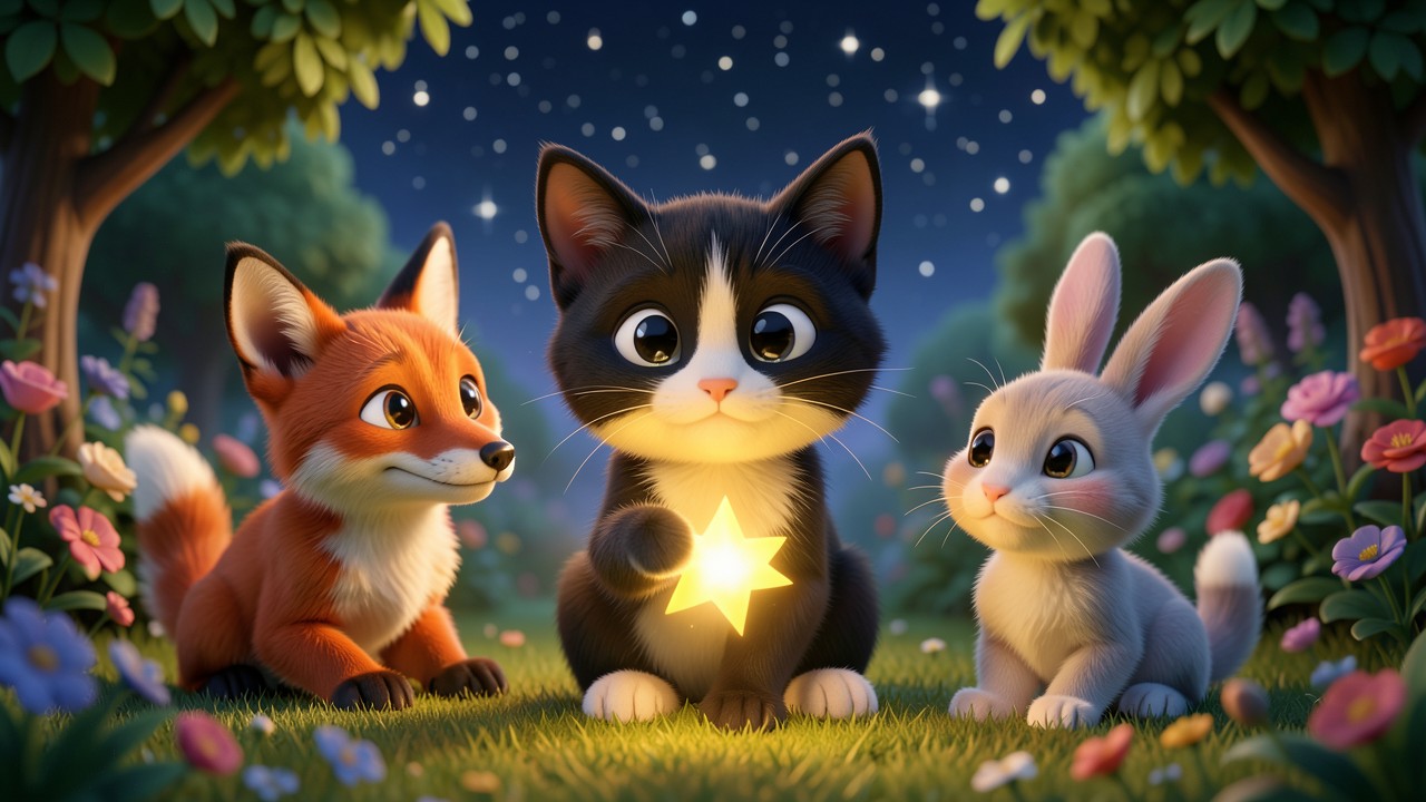 Histoire courte à lire 3 ans : Le Chat qui aimait les étoiles