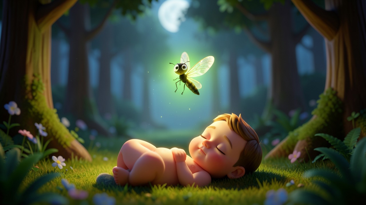 Fiabe neonati: La Lucciola e il Bambino Addormentato