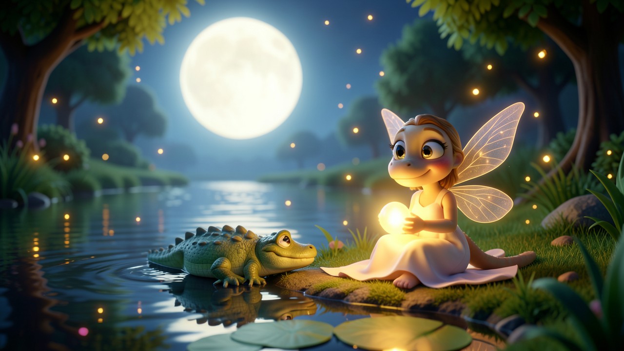 Cuentos de hadas para dormir cocodrilos: La luna en el río
