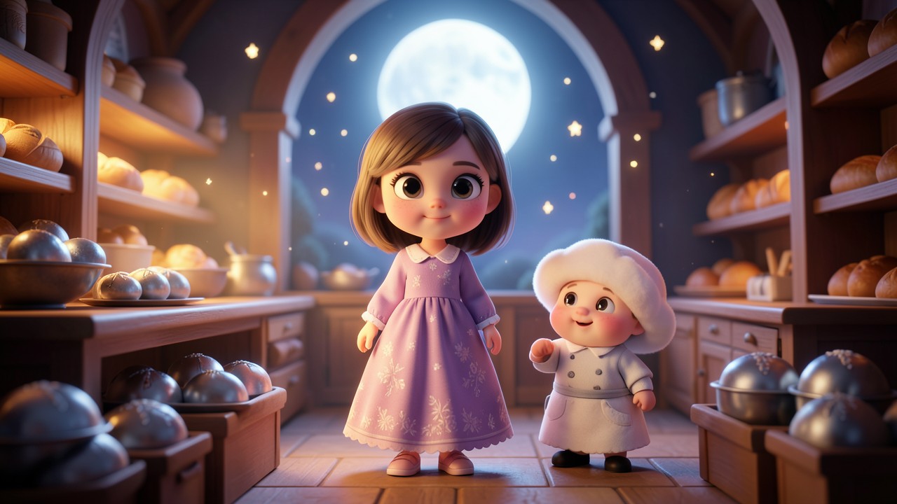 A Bedtime Story for Kids: The Moonlight Baker