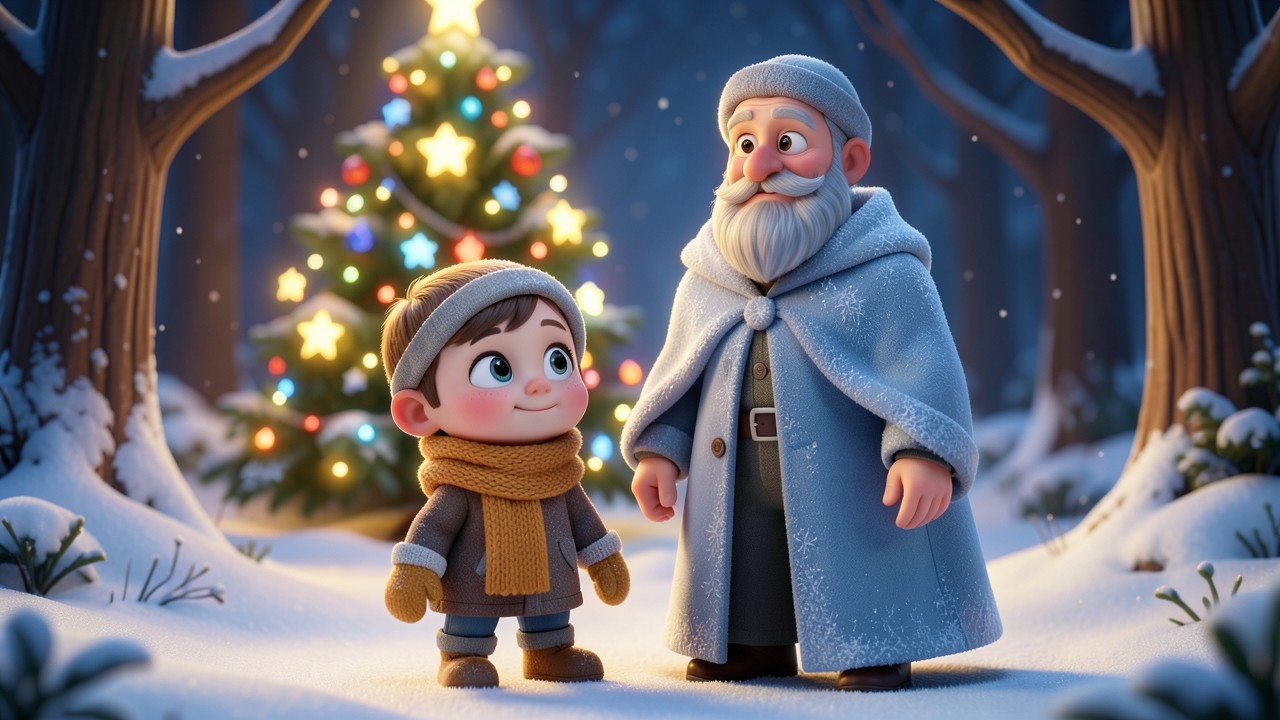 Cuento de navidad para niños el hombre de la nieve