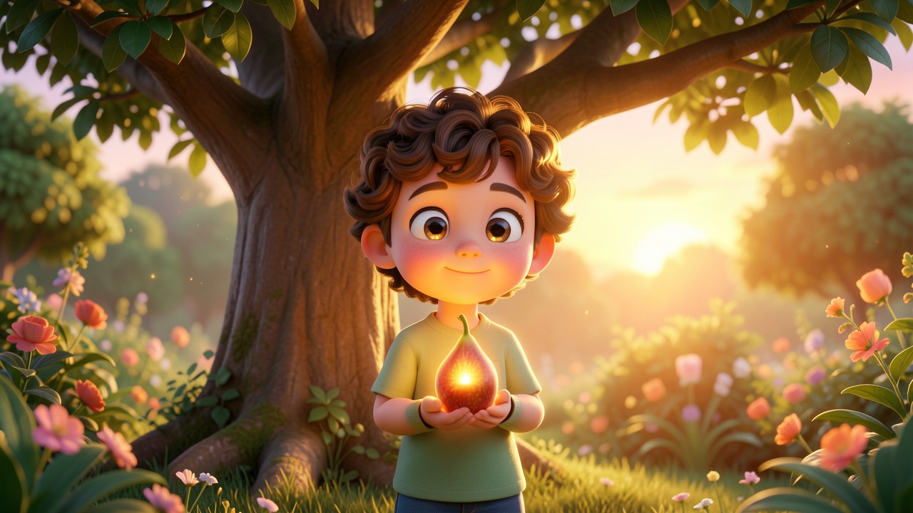 Histórias Bíblicas Infantil para Ler: O Pequeno Lázaro e o Jardim de Figueiras